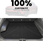 Cargo Mat for Kia EV6 2024 2023 2022, All Weather TPE Custom Fit Easy Clean Car Trunk Mat for Kia EV6 2022-2024 Cargo Liner, Black