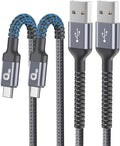 USB to USB C Cable 3A Fast Charging [2 Pack, 6FT], USB A to USB C Charger Cord, Upgraded Extra Durable Braided USBC Cable Compatible with iPhone 17 16 15 Pro Max,Samsung Galaxy S26 S10 S9 and More