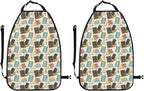 Classroom (3) For Car Seat Back Protector 2 Pack, Kick Mats For Kids And Pets, Backseat Seat Protector Cover For Car, Suv, Truck & Van