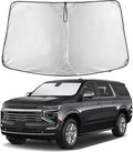 Windshield Sunshade Compatible for Chevrolet Suburban 2021-2023 2024 2025, Sun Visor for Front Windshield & Window Sun Shade Cover, UV Heat Blocker & Protector, Car Accessories