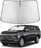 Windshield Sunshade Compatible for Chevrolet Suburban 2021-2023 2024 2025, Sun Visor for Front Windshield & Window Sun Shade Cover, UV Heat Blocker & Protector, Car Accessories