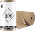 Microfiber Cleaning Cloth Roll- 75 Sheets, 12" x 12" (TAN) | Super Absorbent, Lint-free, Tear-away Microfiber Towel Roll, for All-Purpose Cleaning