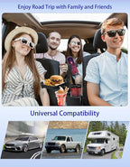 Car Cup Holder Tray - 4 in 1 Car Cup Holder Expander with Metal Cupholder, Adjustable Food Tray and Phone Mount for All Purpose, Automotive Essentials for Driver and Front Passenger