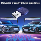 MiNi Ultra Wireless CarPlay & Android Auto Adapter - Plug & Play USB-A/USB-C Upgrade for Wired Cars | Retains OEM Mic, Sound Quality & Controls | OTA Updates