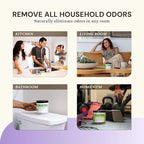 Lavender Odor Removing Gel, 15 oz. | Odor Absorbers for Home | Safer Odor Relief | Natural Plant-Based Odor Eliminator | Every 15 oz. Lasts 30-60 Days | for Cooking, Trash & Pets