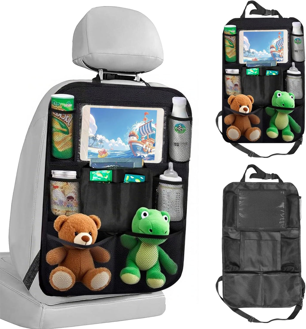 Backseat Car Organizer — Storage Bag with Tablet Holder