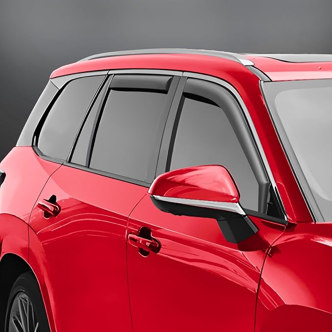 Voron Glass in-Channel Extra Durable Rain Guards for Lexus TX 2024-2026, Window Deflectors, Vent Window Visors, 4 Pieces - 200702