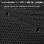 Universal Cooling Car Seat Cushion 12V 24V Front Seat Cooled Cover with Intelligent Twin Turbo Fans for Cars and Trucks, Breathable Ventilated Summer Seat Protector with 24 Air (Brown)