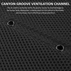 Universal Cooling Car Seat Cushion 12V 24V Front Seat Cooled Cover with Intelligent Twin Turbo Fans for Cars and Trucks, Breathable Ventilated Summer Seat Protector with 24 Air (Blue)