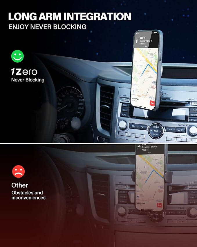 for MagSafe CD Car Mount Charger, Ultra Magnetic Phone Holder for CD Slot Charging, Fast Wireless Car Charger Mount Fit for iPhone 17 16 15 14 13 12 Pro Max Plus Mini (for Qi Charging)