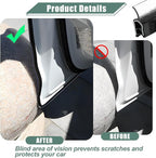 Car Door Protector Edge Guards, 33Ft Anti Collision U Shaped Automobile Door Seal Protector, No Glue Vehicle Exterior Edge Trim Protective Strip Accessories, Universal Fit (Black)