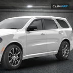 in-Channel Incredibly Durable Rain Guards for Dodge Durango 2011-2026, Original Window Deflectors, Vent Window Visors, Vent Deflector, 4 pcs. - 611162
