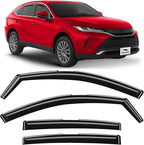 Voron Glass in-Channel Extra Durable Rain Guards for Toyota Venza 2021-2024, Window Deflectors, Vent Window Visors, 4 Pieces - 200891