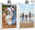 2Pcs Car Picture Holder, Suitable for car Visor, Universal for Any Vehicle Model, Show Personal or Family Photos, Great Gift for Drivers, Car Accessories, Polaroid Photo Frame, 3.5"X2.4"