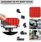 12 Pcs Dash Cam Sticky Pads, Very High Bond Heat Resistant Mounting Tape for Windshield Replacement,Heavy Duty Dash Cam Adhesive Pads for Car Dashboard GPS Phone Holder Action Camera
