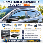 2023-2026 Tape-On Rain Guards for Honda CR-V Side Window Visor Deflectors LX EX EX-L Sport Hybrid Sport Touring Durable Vent Shades CRV 2024