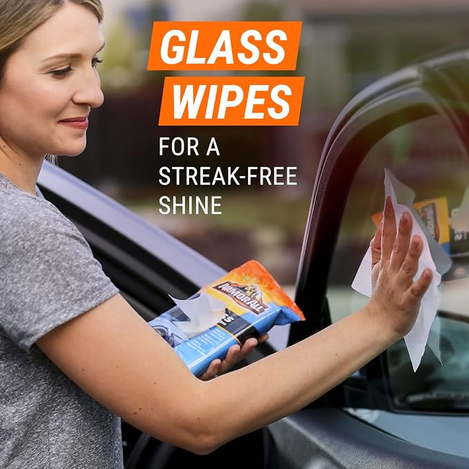 Car Wash and Cleaner Kit - 8-Piece Complete Set with Wash Concentrate, Wipes, Microfiber Towels & Air Freshener, Gift for Dad