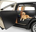 Dog Car Seat Cover for Back Seat Larger,Waterproof PU Leather Hard Bottom Car Seat Cover for Dogs,Non-slip Backseat Dog Cover with Upgraded Door Protection Flap,Dog Hammock for Full Size Truck 55×30in