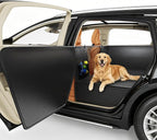 Dog Car Seat Cover for Back Seat Larger,Waterproof PU Leather Hard Bottom Car Seat Cover for Dogs,Non-slip Backseat Dog Cover with Upgraded Door Protection Flap,Dog Hammock for Full Size Truck 55×30in