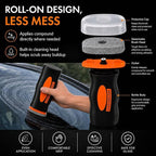Oil Film Cleaning Brush for Car Windows，2026 Upgraded Clear Vision Windshield Cleaner with Anti-Rain Coating, Improving Clarity & Safer Driving (2 PCS)