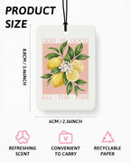 Christian Car Air Freshener 6 Pcs Coconut Scented, Daisy Lemon Strawberry Religious Bible Car Accessories Mirror Decor for Women, Christian Hanging Air Freshener for Cars Closet Drawer Books