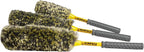 Rimpaca Ultimate Wheel Brush Set - 3-Piece Wheel Cleaner Brush Kit with Soft Bristle Brushes for Cars, Trucks, SUVs, Motorcycles, and RVs - Safe for Rims, Grilles, and Tight Areas