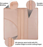 Car Registration and Insurance Holder, Vehicle Glove Box Car Organizer Men Women Wallet Accessories Case with Magnetic Shut for Cards, Essential Document, Driver License, Rose Gold