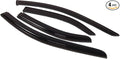 WV-327RM Outside Mount Window Visor Deflector Rain Guard Dark Smoke 4-pc Set, Compatible with 1996-2007 Mitsubishi Montero Sport