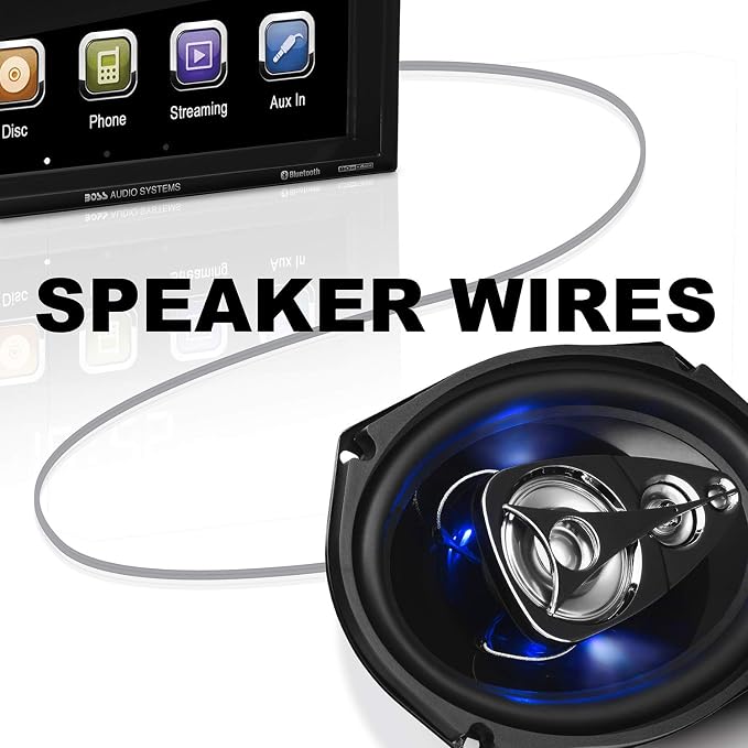 KIT10 4 Gauge Amplifier Installation Wiring Kit - A Car Helps You Make Connections and Brings Power to Your Radio, Subwoofers Speakers