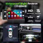 Single Din Radio Car Stereo with Wireless Apple Carplay & Android Auto, 5.7" IPS Touchscreen Car Stereo with Bluetooth 1080P Backup Camera Mirror Link Navigation Type-C Fast Chaging USB FM/AM EQ Mic