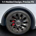 Wheel Rim Protector for Tesla Model Y Performance 21 Inch Überturbine Wheels All-in-one Car Tire Trim Rings Rim Case Hubcaps Wheel Cover 2020-2024 Model Y Accessories