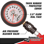 52-52003 Tire Pressure Gauge, 2-1/2 Inch, 0-60 PSI