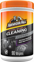 Ultra Shield + Ceramic Cleaning Wipes by, Car Interior Cleaner Wipes with Stain-Repelling Technology, 90 Count