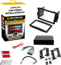 ICGM12BN Double DIN Radio Install Dash Kit Compatible with Select 2004-09 Non-Amplified Chevrolet and Pontiac Vehicles - Complete Car Stereo Installation Kit - See Vehicle Fit Guide in Images