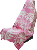 Athletic Running Towel, Full-Sized, Car Seat Cover - Performance Microfiber (Garden of Races Past - Pink)