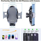 2025 Upgraded Universal Cup Phone Holder for Car, [Rotatable & Adjustable] Long Neck Car Cup Holder Phone Mount Compatible with iPhone, Samsung, Google & More Smartphones