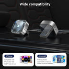 2-in-1 Wireless CarPlay Adapter and Android Auto for iPhone & Android Phone | Wireless Apple CarPlay; Android Auto Adapter; 2-in-1 System; Plug & Play; Low Latency, Fast Connection