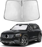 Windshield Sunshade Compatible for Mercedes Benz GLB 2020-2024 2025 2026, Sun Visor for Front Windshield & Window Sun Shade Cover, UV Heat Blocker & Protector, Car Accessories
