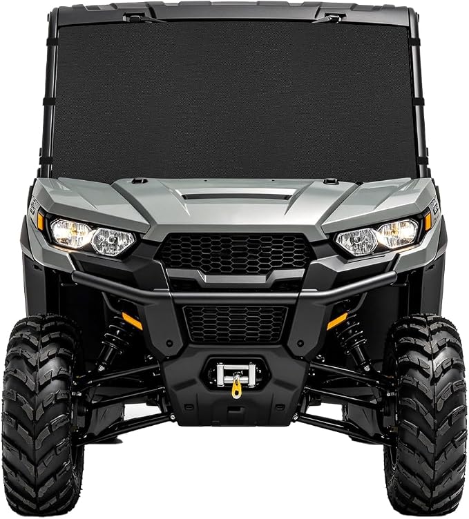 800D UTV Windshield Snow Cover Compatible with Can-Am Defender 2016-2025 and Polaris Ranger XP 1000 2017-2025 (Not RZR), Waterproof Transport Windshield Protector UTV Frost Sunshade Cover