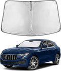 Windshield Sunshade Compatible for Maserati Levante 2017-2022 2023 2024, Sun Visor for Front Windshield & Window Sun Shade Cover, UV Heat Blocker & Protector, Car Accessories