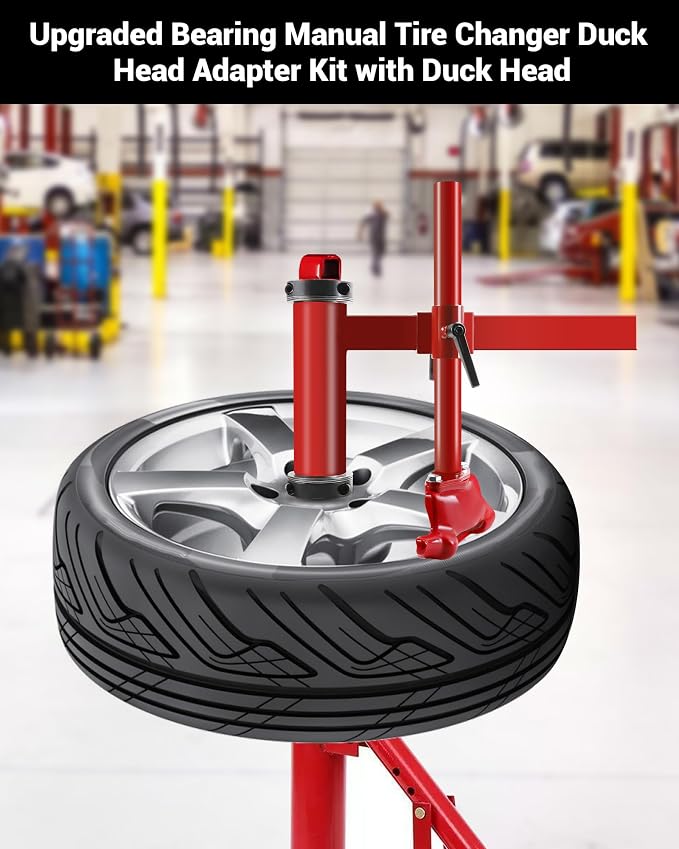 Bearing Manual Tire Changer Duck Head Adapter Kit, Fit for 16"-21" Wheels | Duck Head Tire changer, Compatible with Most Car, Trucks, SUVs, ATV Tires, Fit for HF Tire Changer
