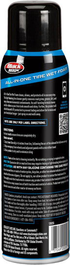120255 All in One Tire Wet Foam Cleans, Shines & Protects Tires while Lifting away Grime, Grease & Dirt, Ultra Gloss Shine - Cherry Scent