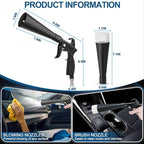 Detailing Car Cleaning Gun Interior Dryer Air Blow Gun, High Pressure Blower Gun, Car Detailing Tools for Quickly Blowing Out Dirt and DustWorking with Air