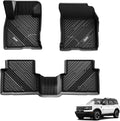 3W Floor Mats Fit for Ford Bronco Sport 2021-2025 2026 All Weather TPE Car Accessories Custom Fit Full Set Ford Bronco Sport Car Mats (Not for Bronco & Rubberized Floor & Outer Banks)