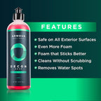 Decon Soap - High-pH Decontamination Shampoo - Alkaline Degreasing Agents and Biodegradable Ingredients - 16 oz