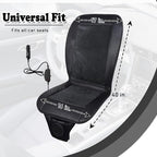 Cooling Car Seat Cushion - Black Automotive Adjustable Temperature Comfortable Cooling Car Seat Cover (2 Pack)