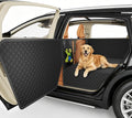 Dog Car Seat Cover for Back Seat Larger,Waterproof Oxford cloth Hard Bottom Car Seat Cover for Dogs,Nonslip Backseat Dog Cover with Upgraded Door Protection Flap,Dog Hammock for Full Size Truck55×30in