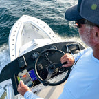 Active 15W Waterproof Wireless Charger Mount, IPX6 Rated, 12/24V Qi Fast Charging Phone Holder for Boats, RVs & ATVs, One-Hand Docking, Secure Grip, Universal Compatibility