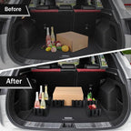 4 Pack Car Trunk Organizer Blocks for Back of SUV Multipurpose Car Storage Organizer Blocks Trunk Divider Available to Wool Carpet for Truck SUV Van Cargo