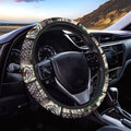 Elastic Automotive Steering Wheel Covers Universal Fit 14 to 15 in | American Mexican Flag Steering Wheel Protector with Cloth for Women, Keep Comfort Grip Sweat Absorption Neoprene